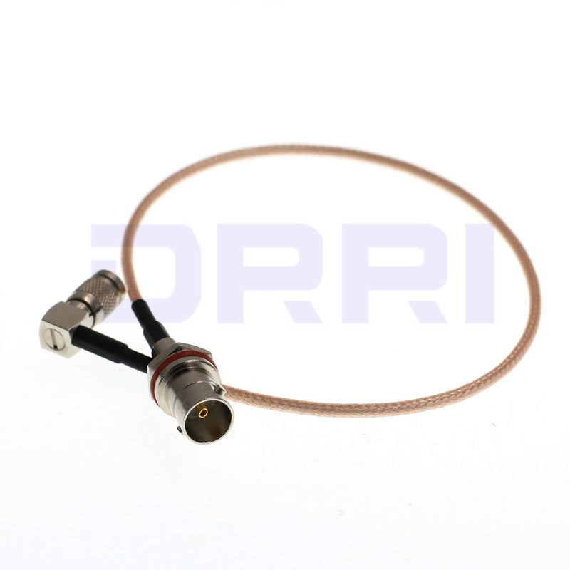  [AUSTRALIA] - DRRI HD SDI BNC Female Bulkhead to DIN 1.0/2.3 Male Straight 75ohm RG179 Pigtail Cable for Blackmagic HyperDeck Shuttle