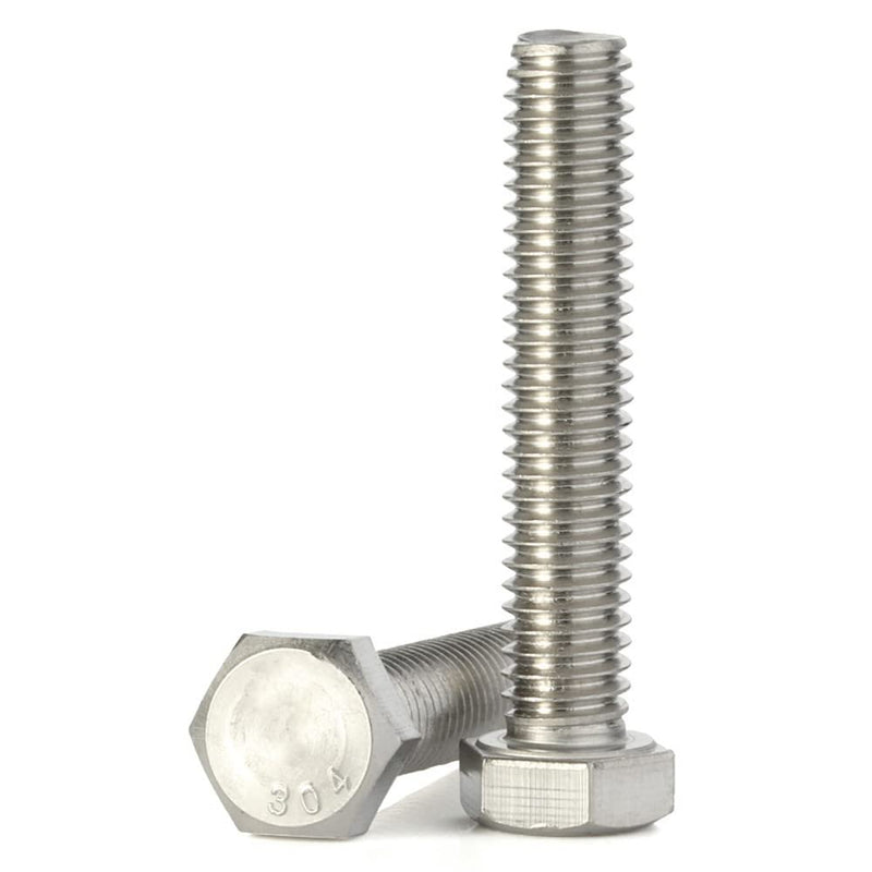  [AUSTRALIA] - 1/4-20 x 2" Hex Head Cap Screws Hexagon Bolts, External Hex Drive, Stainless Steel 304, UNC Coarse Thread Fully Threaded, Quantity 25 1/4-20 x 2" (25 PCS)