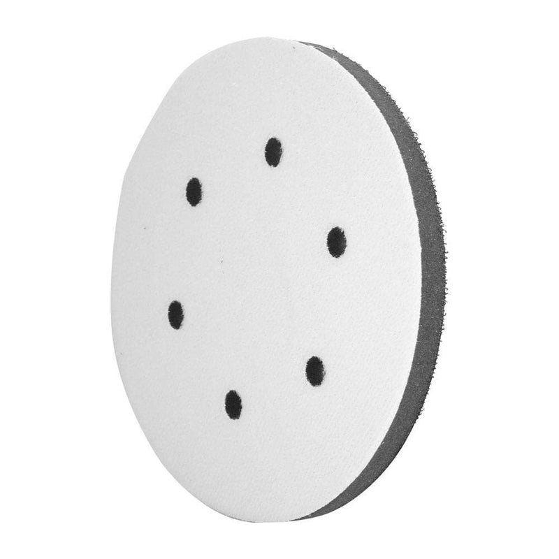  [AUSTRALIA] - Sanding Soft Pad,150mm Diameter Soft Buffer Sponge Interface Cushion Pad for Sanding Pads(6 holes) 6 holes