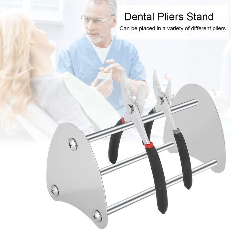  [AUSTRALIA] - Dental pliers stand Orthodontic pliers stand Tooth stand made of stainless steel holder Tweezers organizer High strength organizing for hospital dental practice