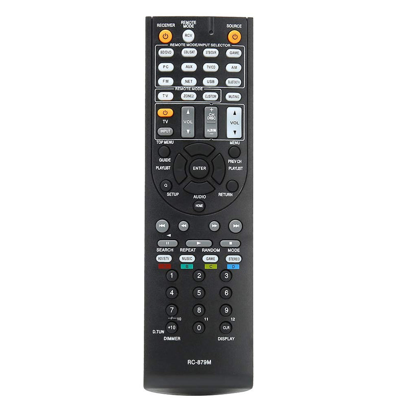 RC-879M Remote for ONKYO, AV Receiver Replacement Remote Control for ONKYO TX-NR535 TX-SR333 HT-R393 HT-S3700 - LeoForward Australia