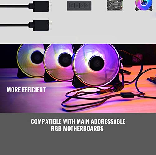  [AUSTRALIA] - Cooler Master Addressable RGB 1-to-3 Splitter Cable, 1 to 3 3PIN 5V RGB Fan Adapter Cable Compatible ARGB Extension for MSI ASUS(ARGB 1-to-3 Splitter)