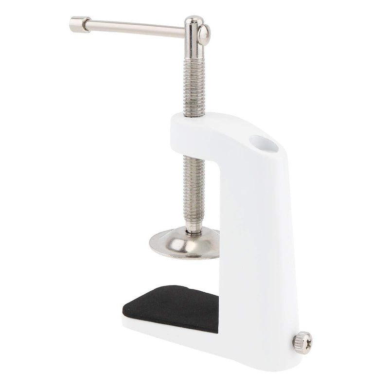  [AUSTRALIA] - RTNLIT Universal C Shape Table Mounting Clamp for Microphone Suspension Boom Scissor Arm Stand Holder with Adjustable Positioning Screw, Fits up to 2.16"/5.5cm Desktop Thickness-White