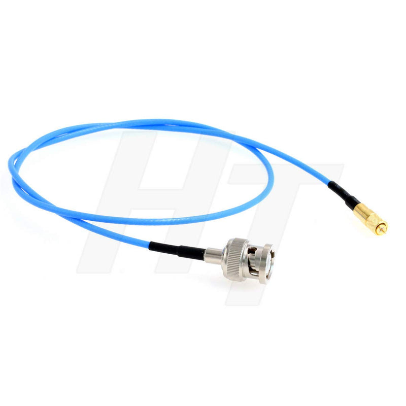  [AUSTRALIA] - HangTon Accelerometer Transducer Acoustic Vibration Test BNC to Microdot 10-32 Cable (60cm) 60cm/24inch