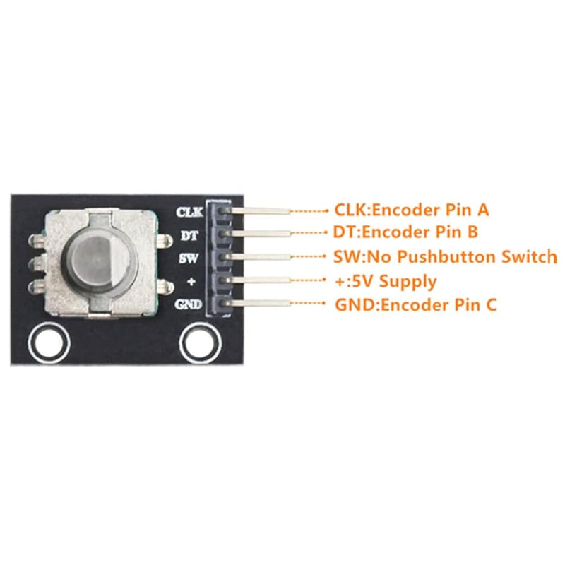  [AUSTRALIA] - Oiyagai 5pcs KY-040 Rotary Encoder Brick Sensor Module Development for Arduino AVR PIC