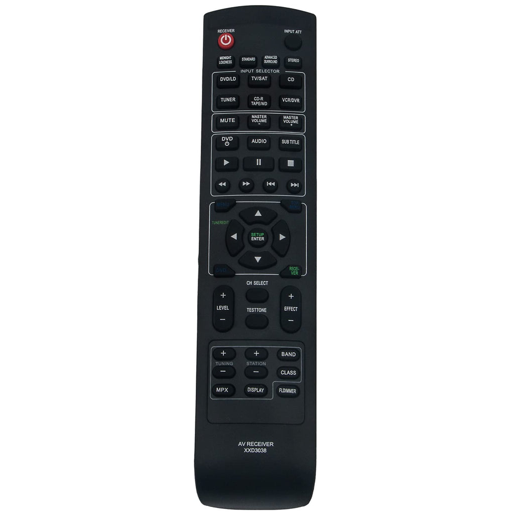  [AUSTRALIA] - XXD3038 Replacement Remote Control Work with Pioneer AV Receiver HTP220K HTP220S VSX-D412K VSX-D412 VSXD412S VSX-D411-S VSX-D512 VSX-14 VSX-D411 VSX-D511 HTP620DV