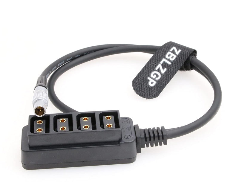  [AUSTRALIA] - ZBLZGP 0B 2 Pin 12V to 4-Port Ptap Dtap Splitter Power Cable for Arri Alexa Tilta Camera