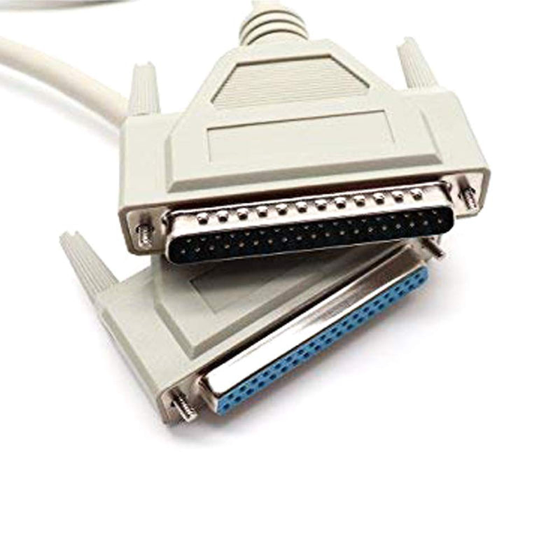  [AUSTRALIA] - Yohii DB37 Serial Extension Cable 37 Pin 3m/10ft Male to Female for PC Printer Network Modem M to F 10FT