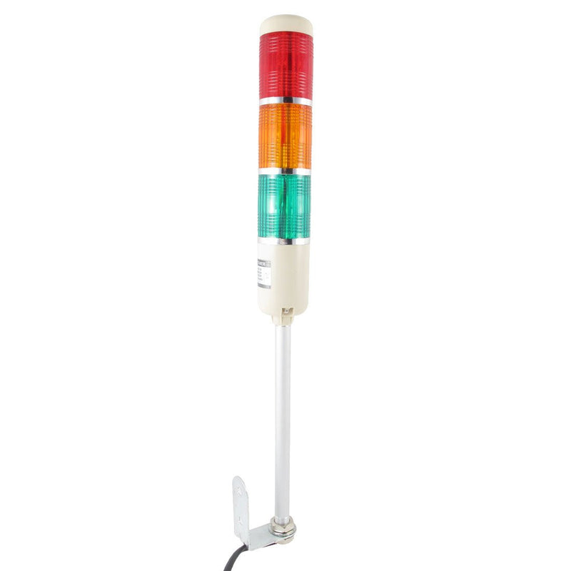  [AUSTRALIA] - uxcell Bulb Industrial Tower Lamp Stack Signal Light, DC 24V, 5W, Red/Yellow/Green