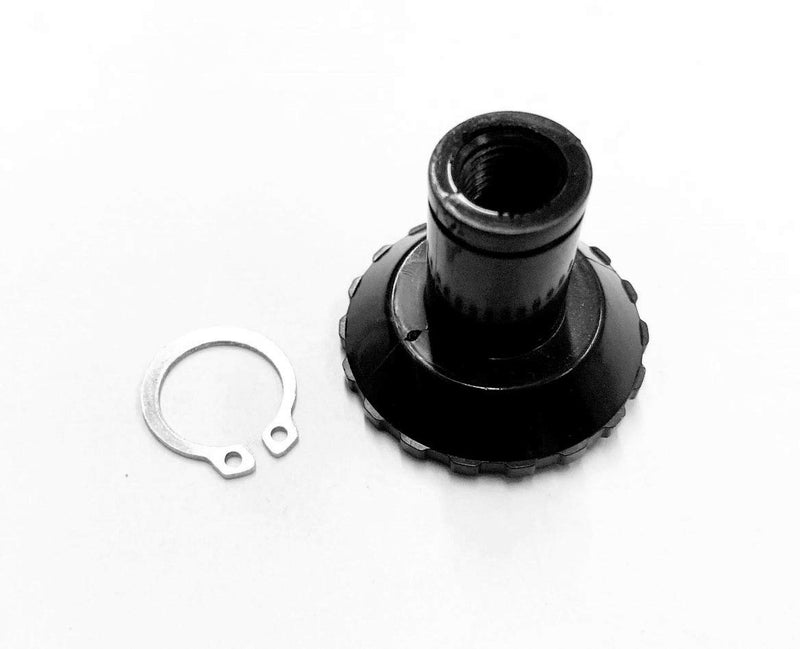  [AUSTRALIA] - A.A Idle Adjustment Knob & Retainer Clip for 9.9 & 15 hp - 1974 to 1985 - Johnson Evinrude OMC # 387272, 0766451, 0387272