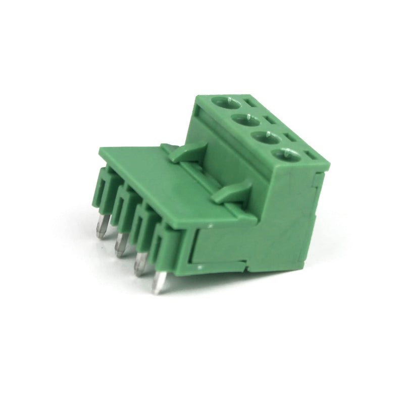  [AUSTRALIA] - 30 Pairs 5.08mm 2 Pin/4 Pin PCB Mount Screw Terminal Connector 250V 10A Terminal Block for Arduino (2 Pin-15 Pairs, 4 Pin-15 Pairs/Green)