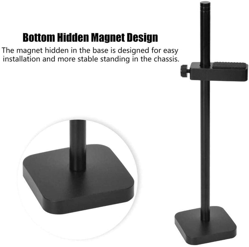  [AUSTRALIA] - Graphics Card GPU Brace Support, Video Card Sag Holder Bracket, GPU Stand, Anodized Aerospace Aluminum (Black) Black