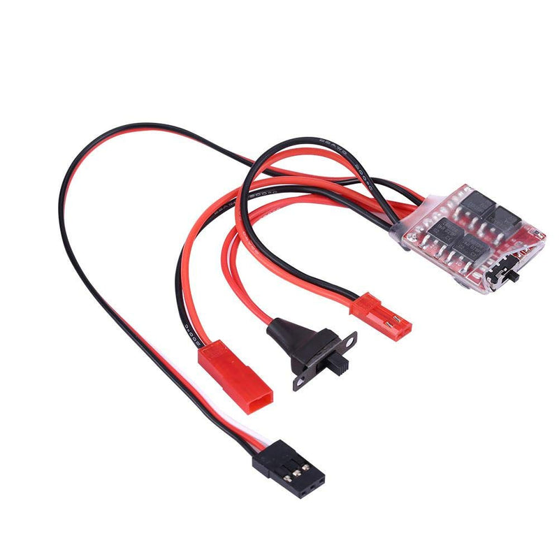  [AUSTRALIA] - Brushed ESC, 20A RC ESC Brushed Motor Speed Controller with Brake for RC Car Boat Tank