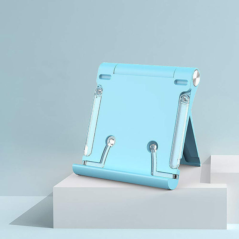  [AUSTRALIA] - U/D Qiviya Portable Reading Stand,Collapsible Book Holder,Multifunction Document Stand,Hands Free Mini Stand Holder with Adjustable Angle for iPad/Cellphone/Textbook/Cookbook/Musicbook/Document.(Blue) Blue