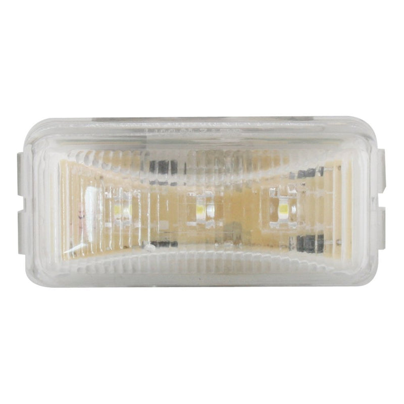  [AUSTRALIA] - GG Grand General 87647 Small Rect. White/Clear 3-LED Utility Sealed Light Light only