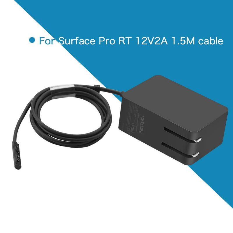  [AUSTRALIA] - 24W 12V 2A Portable Charger Power Supply for Microsoft Surface RT Surface Pro 1 and Surface 2 1512 Charger, by HESSURE