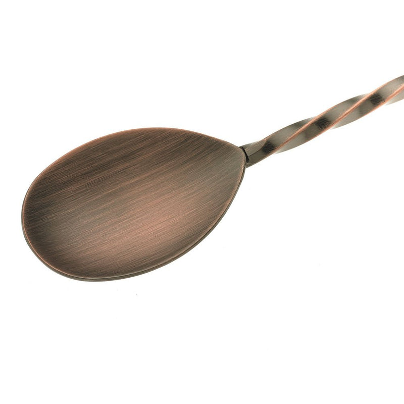  [AUSTRALIA] - Barfly Bar Spoon, Muddler 11 13/16" (30 cm), Antique Copper Muddler 11 13/16" (30 cm)