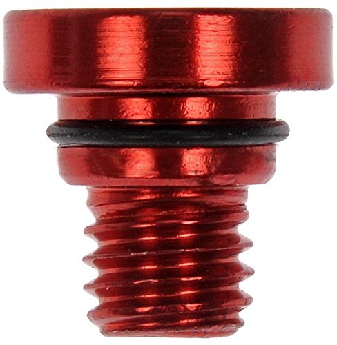 Dorman 712-X95E Wheel Nut Cap, Red Aluminum (Pack of 20) - LeoForward Australia