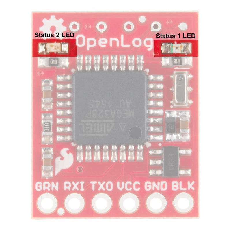  [AUSTRALIA] - SparkFun OpenLog Open-source data logger works over a simple serial connection Supports microSD FAT16/32 cards up to 32GB Configurable baud rates up to 115200bps Preprogrammed ATmega328 and bootloader