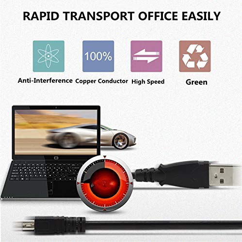  [AUSTRALIA] - Saipomor Replacement UC-E6 UC-E16 UC-E17 USB Cable Cord Compatible with EX-Z890 EX-ZS5 Nikon Digital SLR DSLR D3200 D3300 D5000 D5100 D5200 D5300, Nikon 1 S2 1S2, 1 V1 1V1 Digital Cameras (3.3FT)