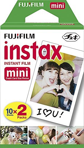  [AUSTRALIA] - Fujifilm INSTAX Mini Instant Film 2 Pack = 20 Sheets (White) for Fujifilm Mini 8 & Mini 9 Cameras, Model:4332059078