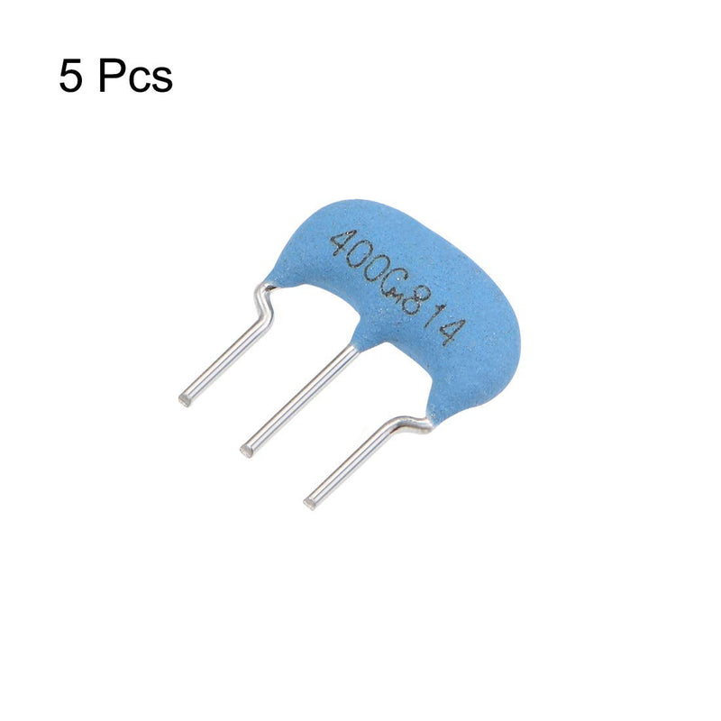  [AUSTRALIA] - uxcell Ceramic Resonator Crystal Oscillator 4MHz 15pF 3 Pin DIP, Blue 5 Pieces