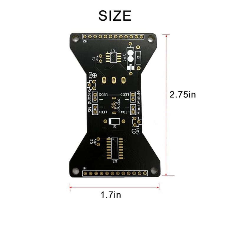  [AUSTRALIA] - Treedix Electronic Hourglass LED DIY Kits Welding Practice Board Blue Ray Assembly Soldering Exercise Fun Project