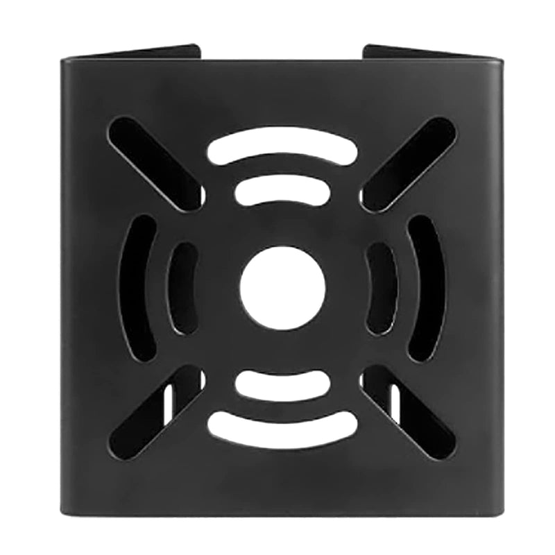  [AUSTRALIA] - Universal Vertical Pole Mount Adapter Bracket for CCTV Security Camera PTZ Dome Vertical Pole Mounting Bracket Black with 4 Loops 2 PACK