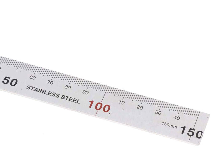  [AUSTRALIA] - 150mm Angel Ruler Stainless Steel 90 Degree Right Angle Ruler for Welding, Wood-Working, Drilling,Making Cabinets