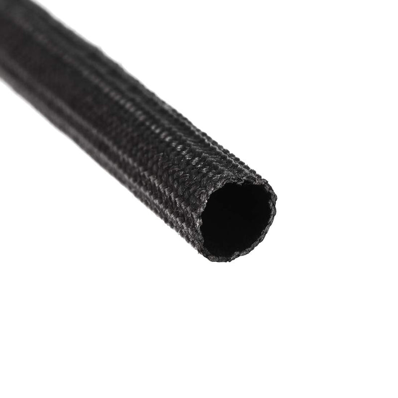  [AUSTRALIA] - uxcell Insulation Braid Sleeve, 9.8Ft-5mm High TEMP Silicone Fiberglass Sleeve Black 5MM