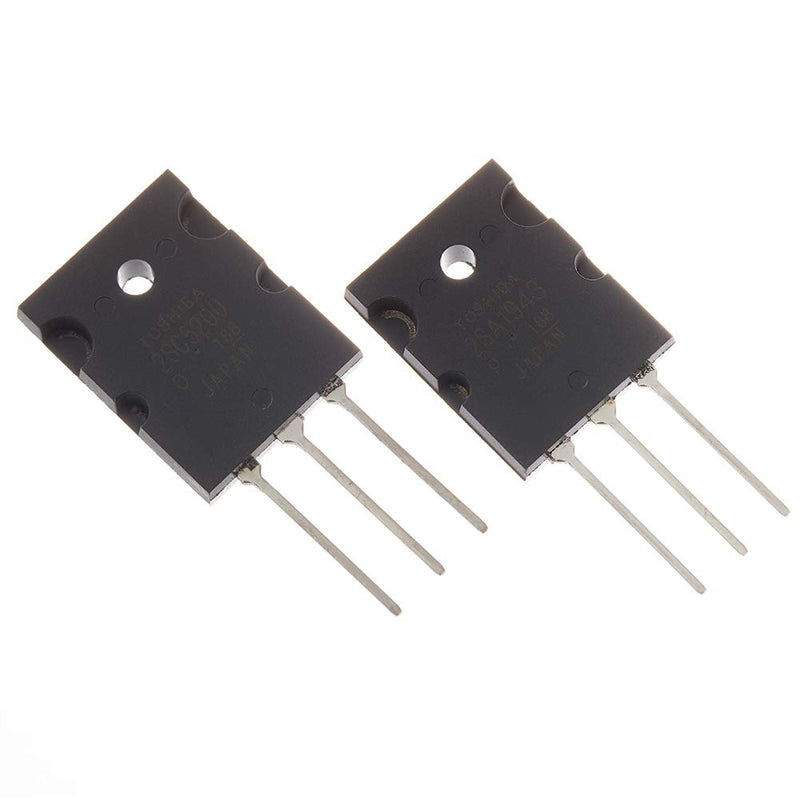 Bridgold 10pcs(5pcs 2SA1943+5pcs 2SC5200) PNP NPN High Power Matched Audio Transistor Silicon Precision,3-Pin. - LeoForward Australia