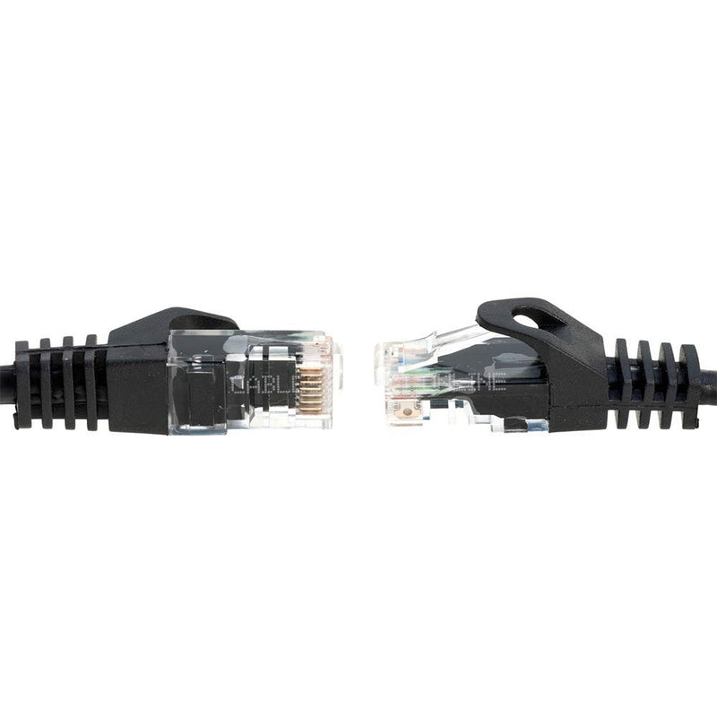 Cables Direct Online Snagless Cat5e Ethernet Network Patch Cable Black 10 Feet 10ft - LeoForward Australia