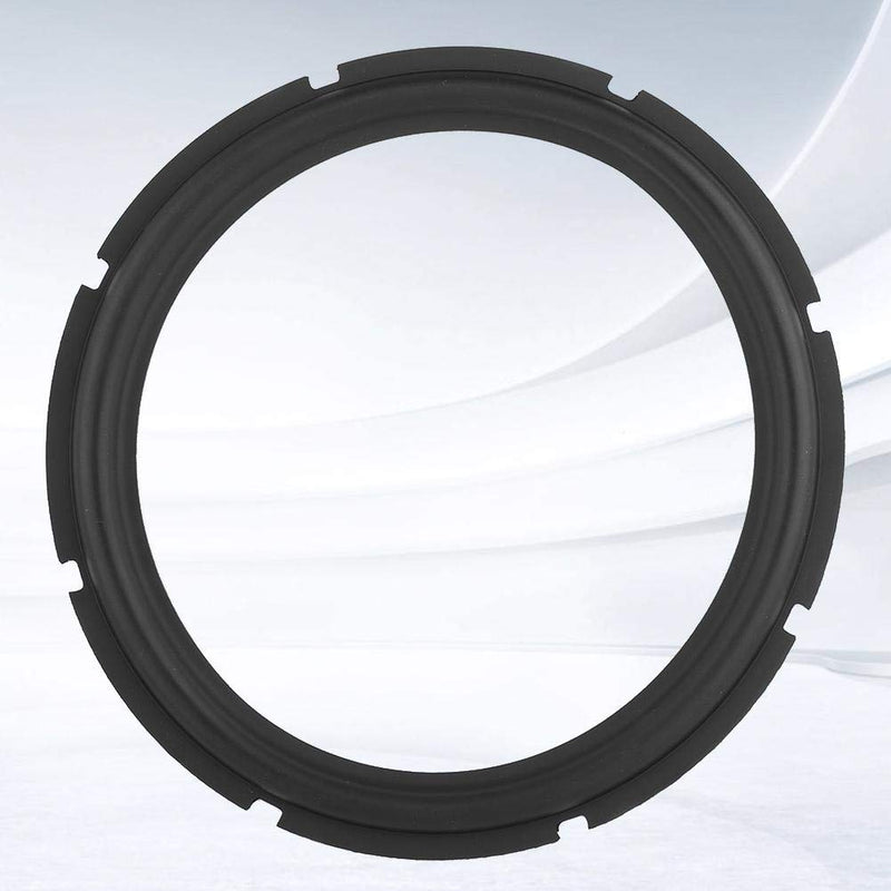  [AUSTRALIA] - 12inch Universal Rim Foam Repair Woofer Bass Loudspeaker Surrounds Circle Foam for Bass Speaker Perforated Rubber Speaker Foam Edge Subwoofer Surround Spare Parts for Speaker Repair or DIY (Black)