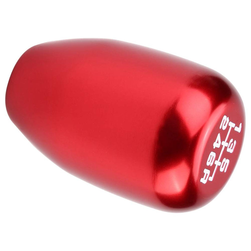  [AUSTRALIA] - Gear Shift Knob,Car Universal Modification Manual Knob Gear Shift Head Shifter 6 Speed(Red) Red