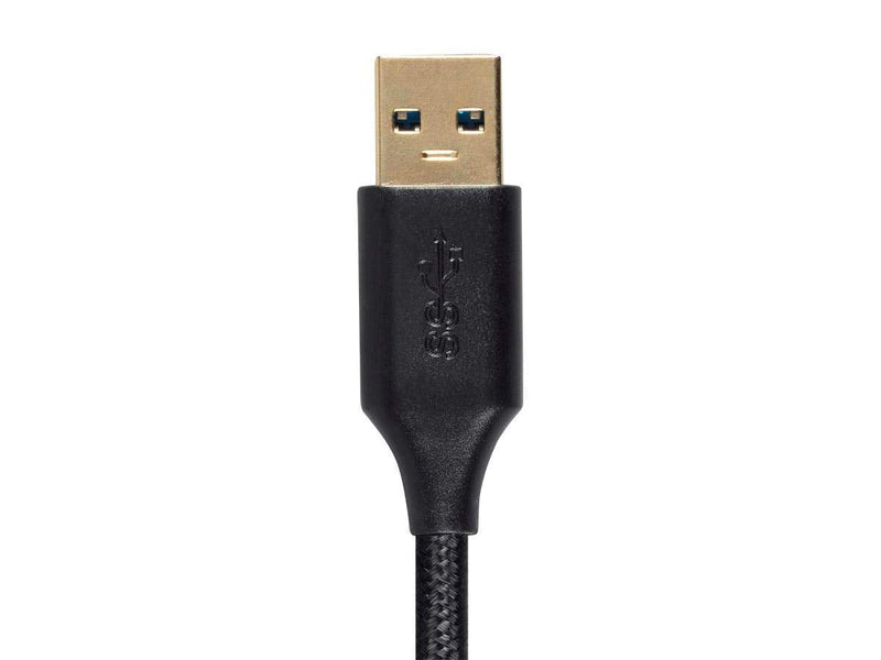  [AUSTRALIA] - Monoprice USB & Lightning Cable - 10 Feet - Black | USB 3.0 A Male to A Female Premium Extension Cable