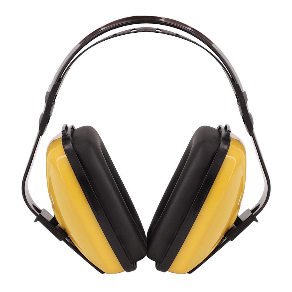 [AUSTRALIA] - Ear Muffs Noise Protection Soundproof Earmuffs Hearing Protector Headphones Work Earmuffs Noise Cancelling Ear Defenders Yellow