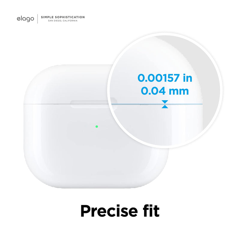  [AUSTRALIA] - elago Dust Guard Compatible with AirPods 3 Case, Dust-Proof Sticker Compatible with AirPods 3rd Generation Case 2021, Protection from Iron & Metal Shavings, Clean Your AirPods (1 Set, Gold)