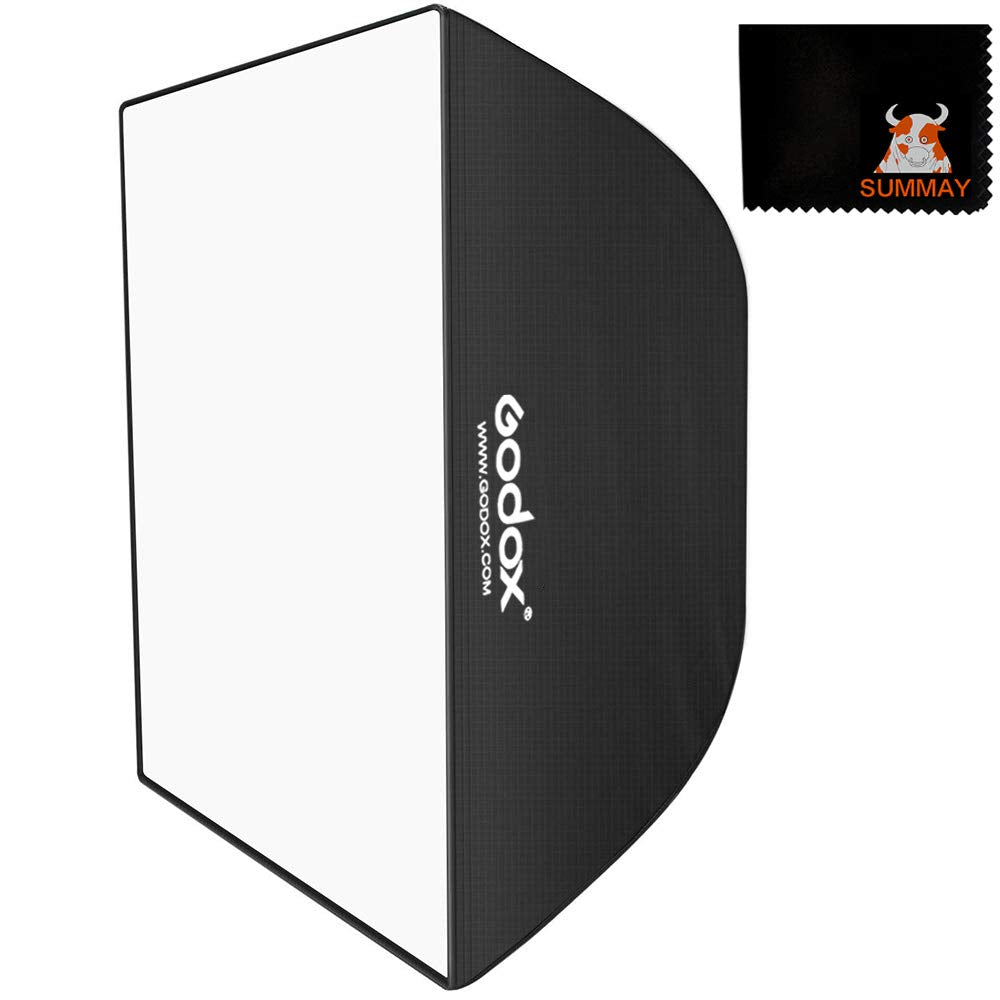  [AUSTRALIA] - GODOX Foldable Softbox 50x70 Rectangular Softbox Digital Mount Photography Light for Portrait Product Photography Studio Flash Speedlight (SB-MS 50X70)
