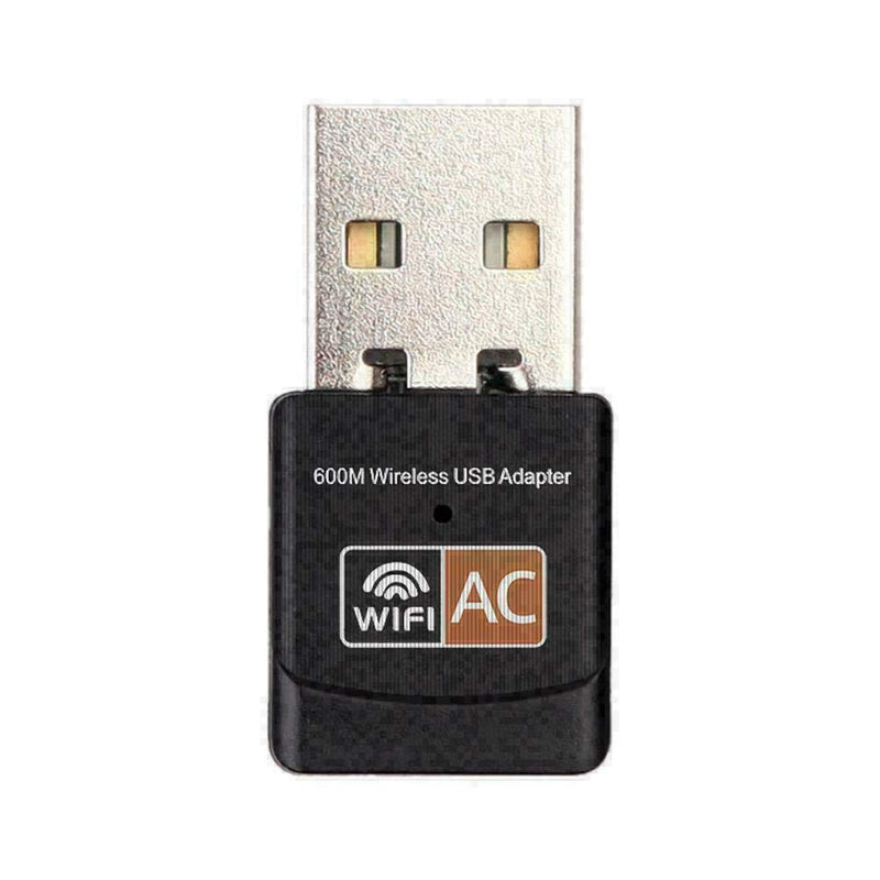  [AUSTRALIA] - USB WiFi Adapter, AC600 Mbps Dual Band 2.4/5Ghz Wireless USB Mini WiFi Network Adapter 802.11 Mini Wireless for Laptop/Desktop/PC, Support Desktop Laptop MAC Book Windows Notebook