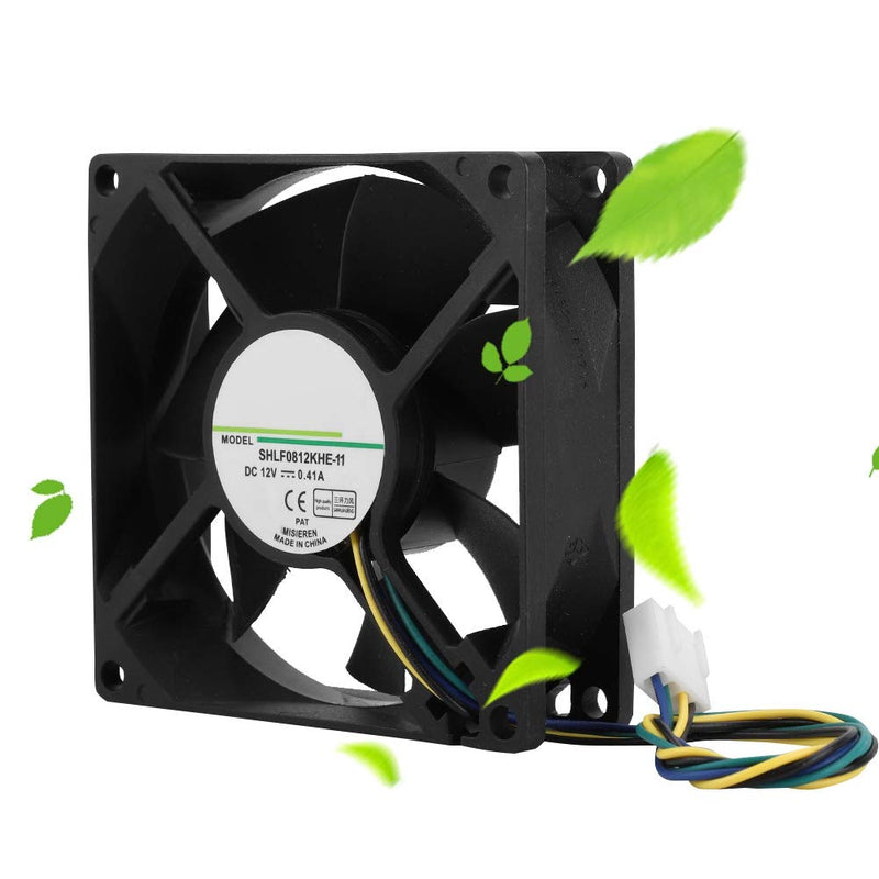  [AUSTRALIA] - Computer CPU Cooling Fans, DC 12V Computer Fans,80 mm 4 Pin Dual Ball Bearing Computer Case Fans,Ultra Low Noise Cooler Silent Cooler,Support PWM Temperature Control