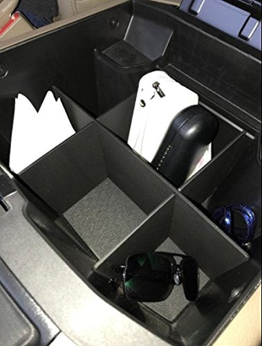  [AUSTRALIA] - JessicaAlba Car Center Console Organizer for Dodge RAM 1500, 2500, 3500 Trucks, Model Years 2009-2018