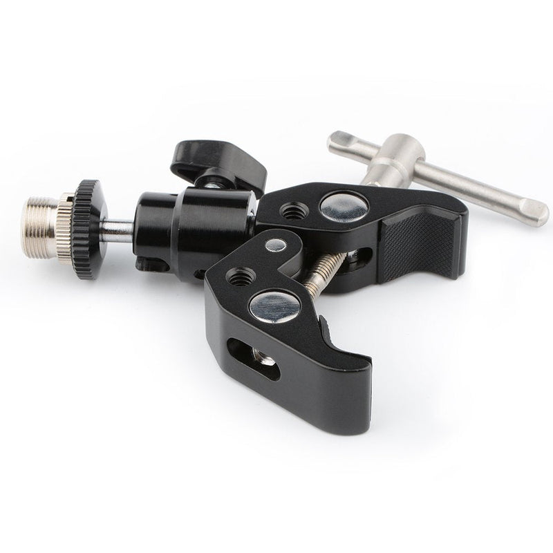  [AUSTRALIA] - CAMVATE Crab Clamp Articulated 1/4 Mini Ball Head for Microphones
