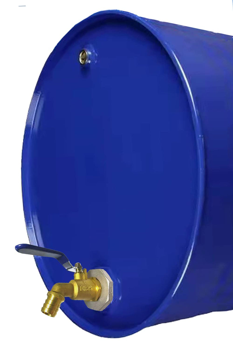  [AUSTRALIA] - N/C 2Inch Drum Faucet 1 inch Brass Barrel Faucet for 55 Gallon plastic or steel Drum