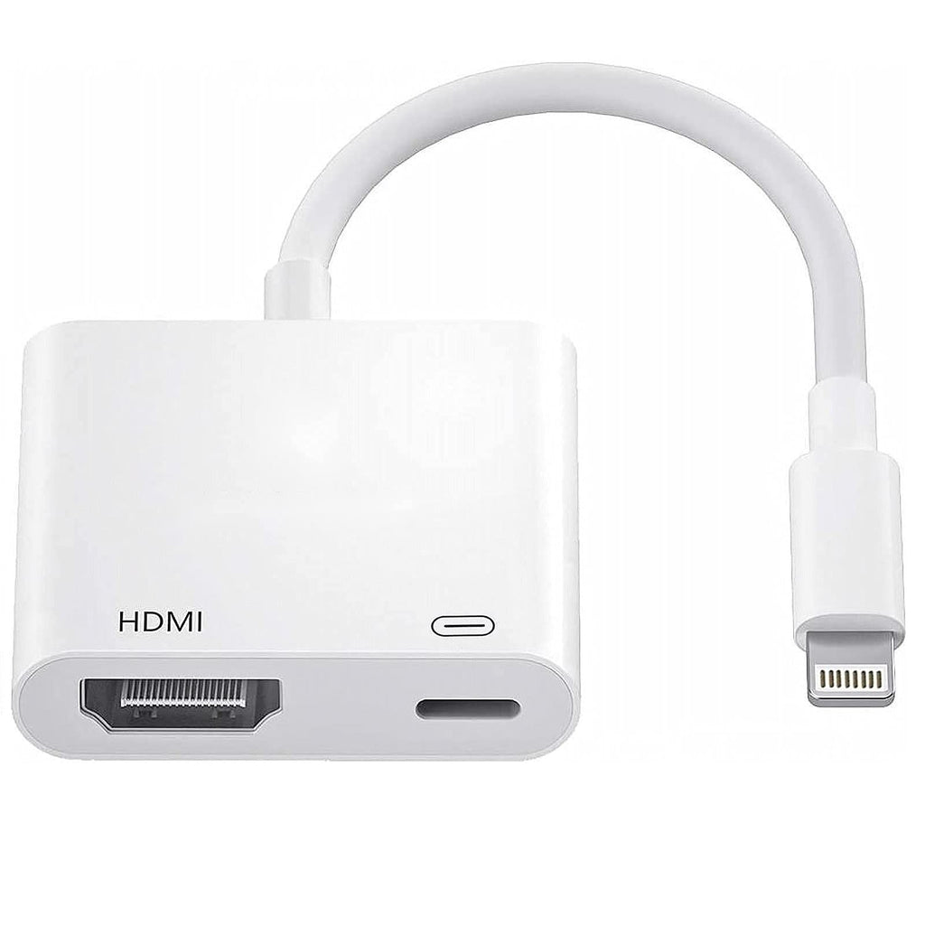  [AUSTRALIA] - Lightning to HDMI Adapter for iPhone iPad, Apple MFi Certified 1080P Lightning to Digital AV Adapter Sync Screen Converter with Charging Port for iPhone iPad HDMI Converter to HD TV Projector Monitor