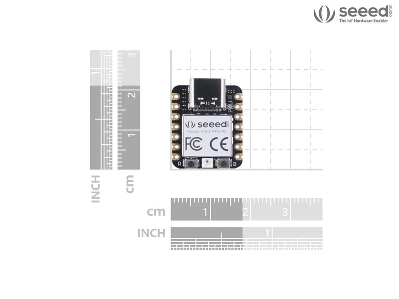  [AUSTRALIA] - Seeed Studio XIAO RP2040 Microcontroller, with Dual-Core ARM Cortex M0+ Processor, Supports Arduino, MicroPython and CircuitPython with Rich Interfaces. A