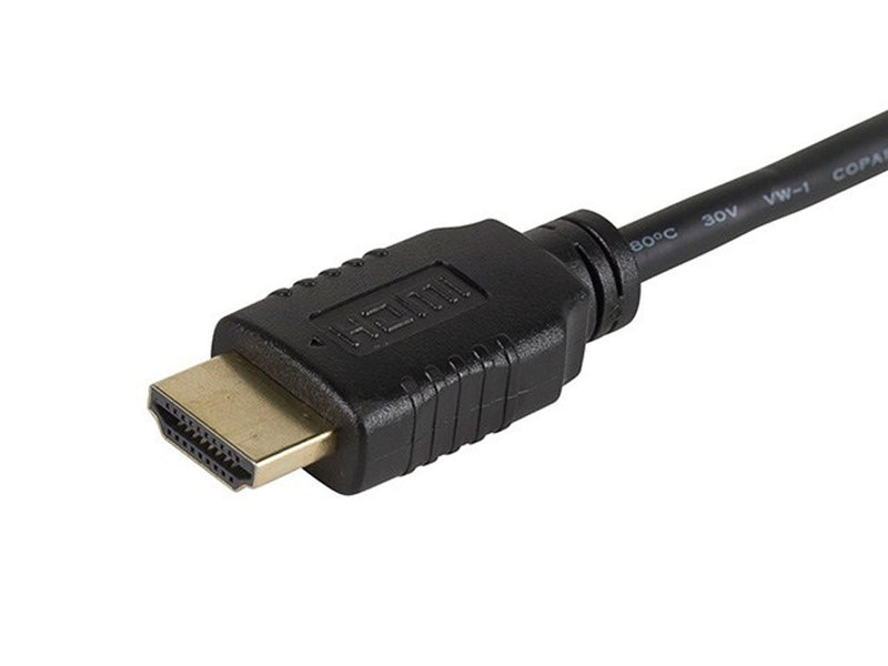 Monoprice High Speed HDMI Cable - 1.5 Feet - Black | with HDMI Micro Connector, 4K @ 24Hz, 10.2Gbps, 34AWG - LeoForward Australia