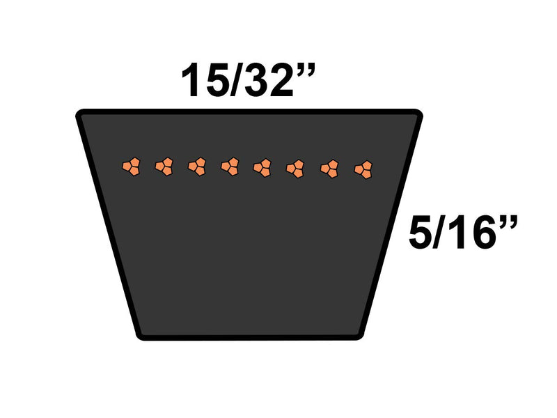 D&D PowerDrive 99919209750 Porsche Replacement Belt, 15, 1 -Band, 29.57" Length, Rubber - LeoForward Australia