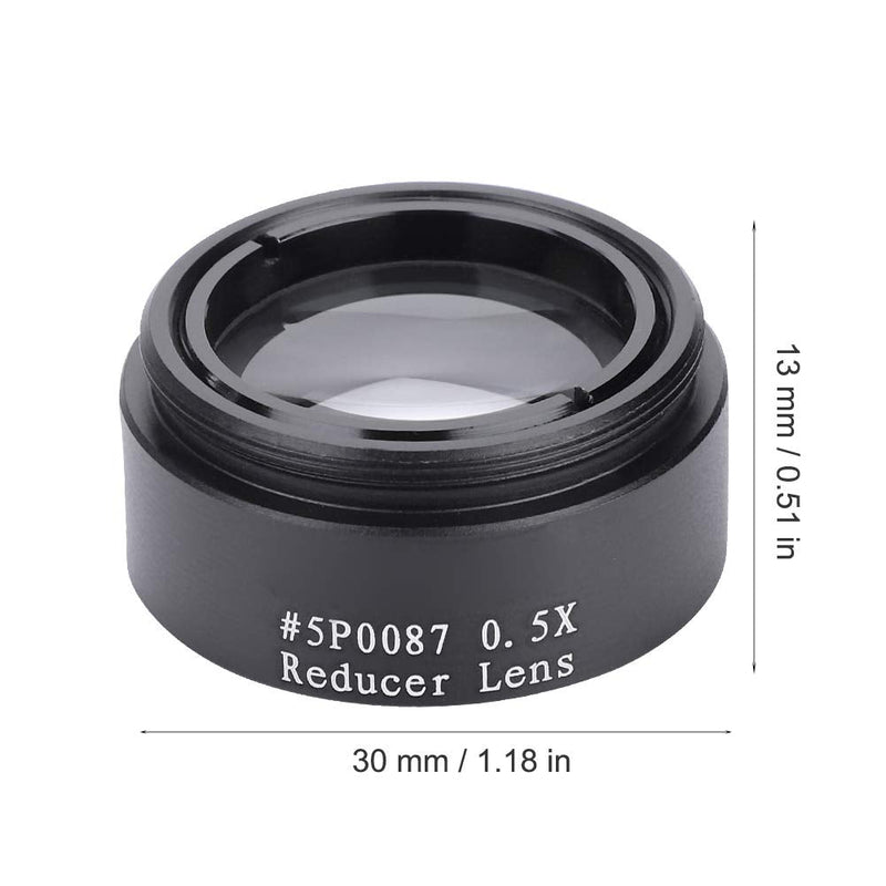  [AUSTRALIA] - 1.25 Inch 0.5X Reducer Thread M28 Lens Accessory, Filters Can Be Installed, Can Be Threaded onto Camera, for Telescope Eyepiece