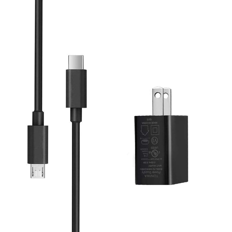  [AUSTRALIA] - E-Reader Charger, AC Power Supply Charger for Kindle E-Reader Paperwhite 3 4 Oasis E-Reader Voyage E-Reader with 5FT Charging Cable,Micro USB Port 1Pack