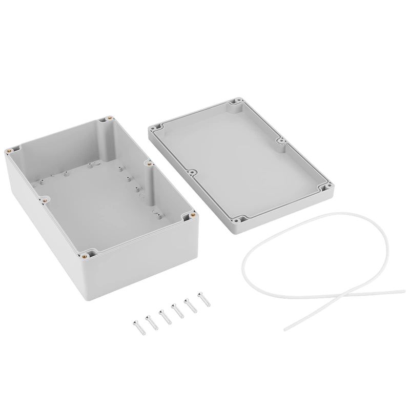  [AUSTRALIA] - Waterproof Junction Box, Gray Plastic Enclosure Project Case DIY Wiring Junction Box 230*150*85mm